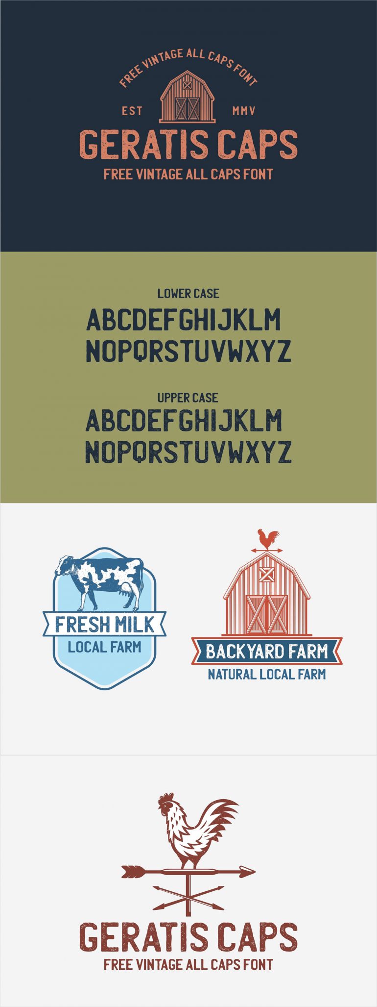 Free downloadable all caps fonts